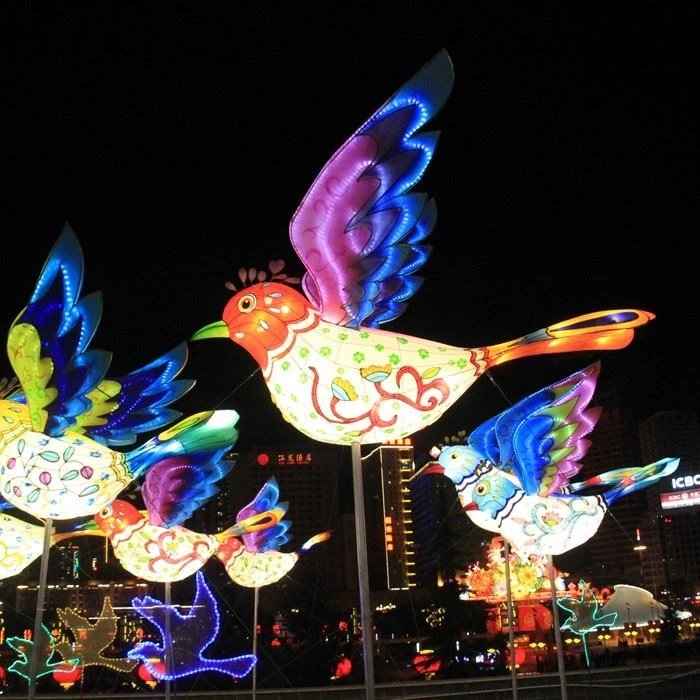Chinese Peacock Lantern